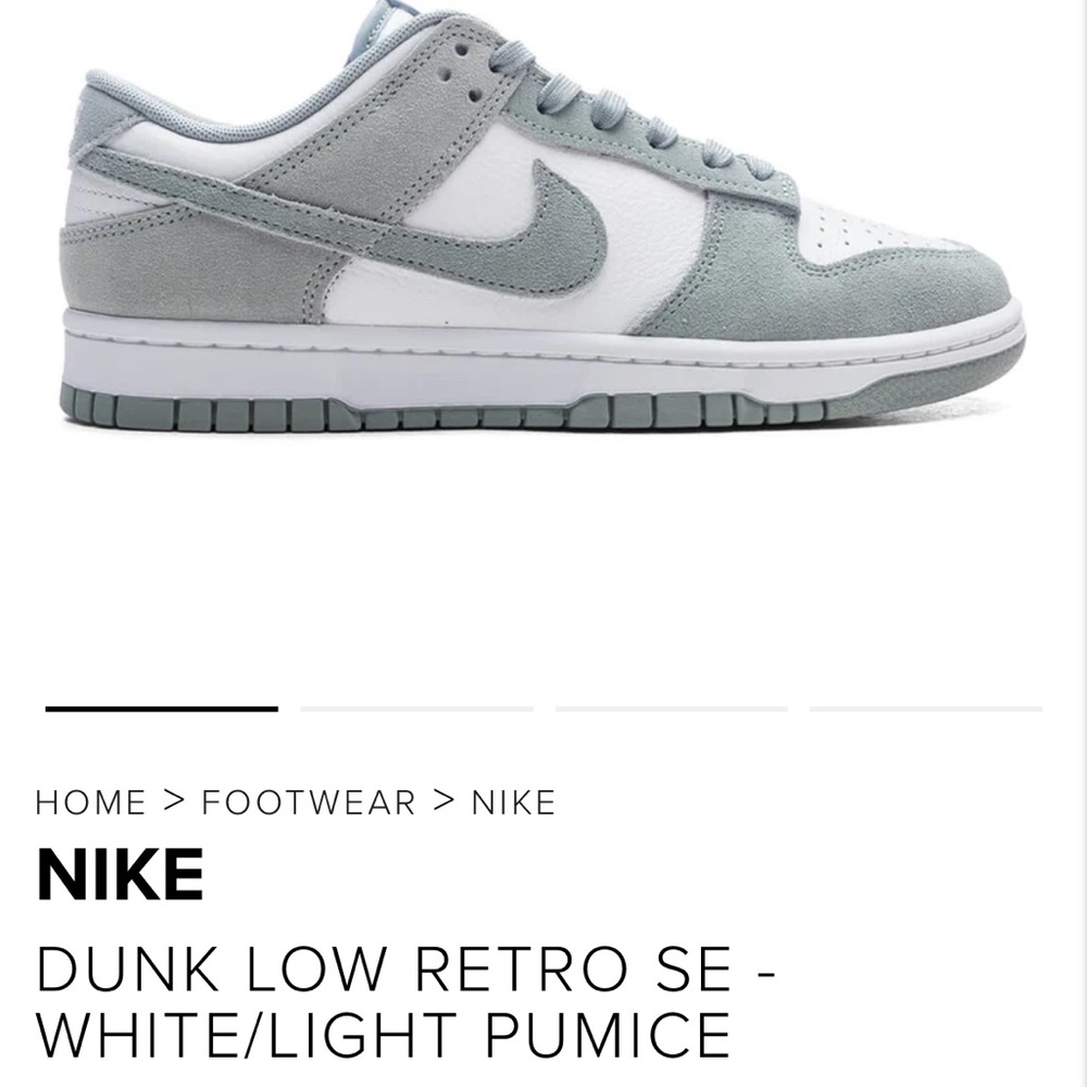 Nike dunk low men size 8